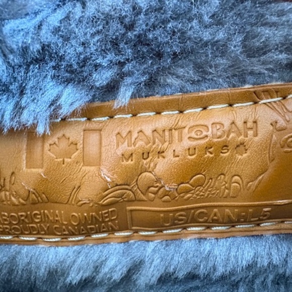 Manitobah Mukluks Gatherer sz L5 vintage full grain leather boots pewter brown - Picture 5 of 16